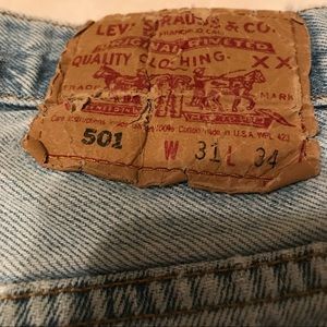 Original 501 Levi’s Jeans